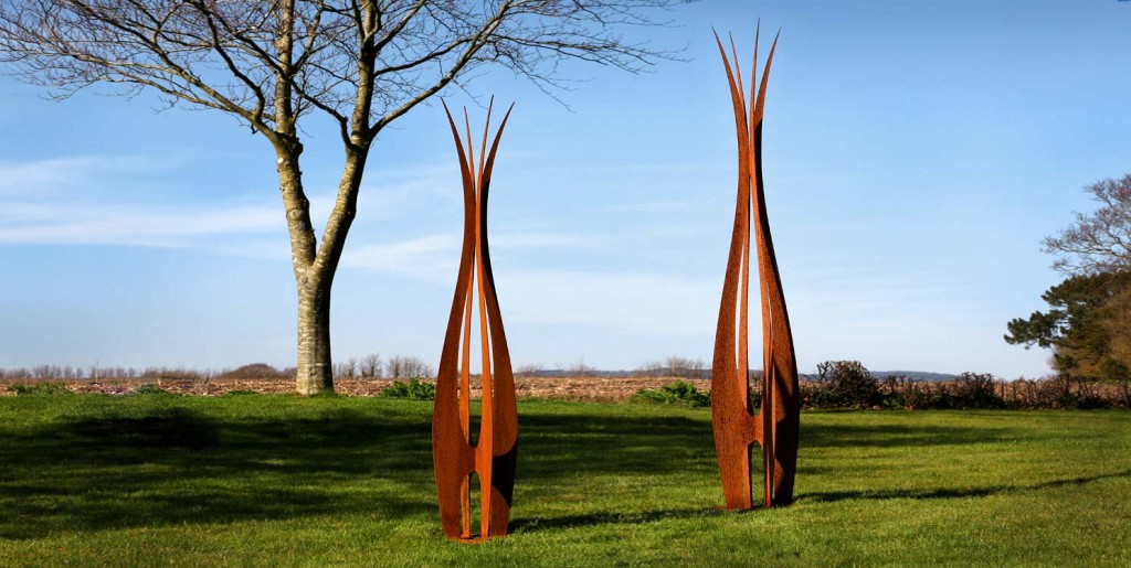 Garden Art and Garden Sculptures Contemporary Metal Garden Sculpture